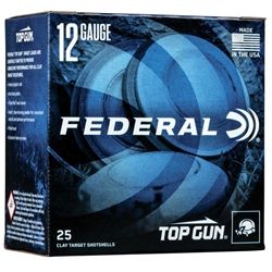 FEDERAL TGL12 7.5 Federal TGL1275 Top Gun  12 Gauge 2.75" 1 1/8 oz 1145 fps 7.5 Shot 25 Bx/10 Cs